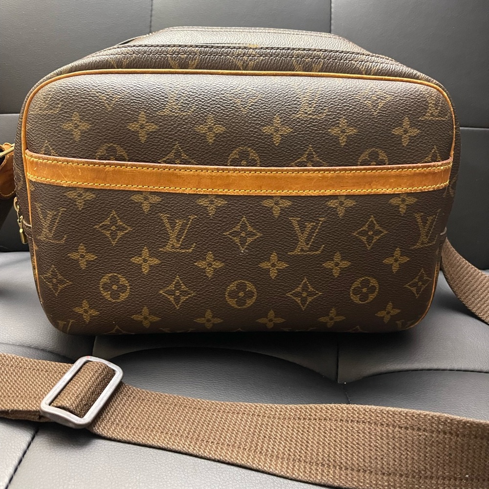 Louis Vuitton Reporter Monogram PM Canvas Crossbody Bag - Picture 1 of 16